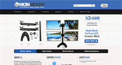 Desktop Screenshot of monmount.com